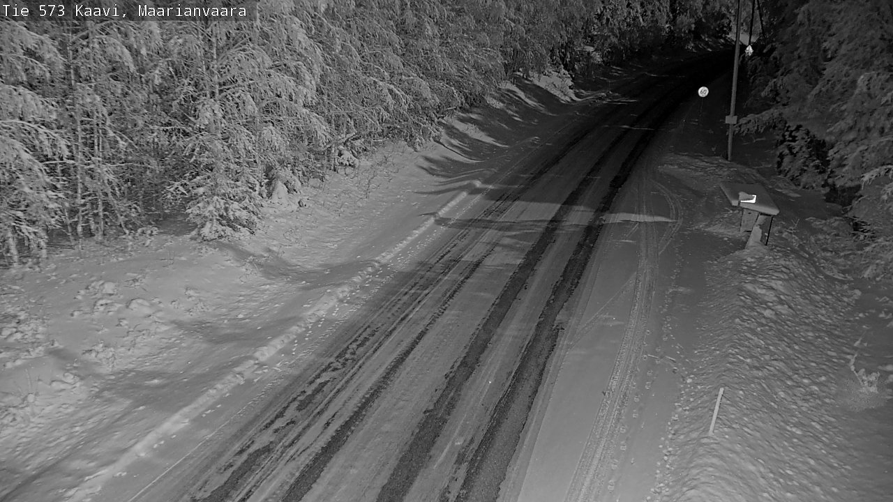 Weather Camera Image Road 573 Kaavi, Maarianvaara, Kaavi, Pohjois-Savo