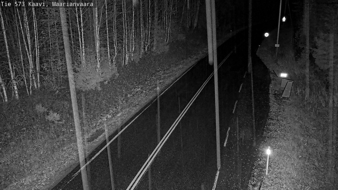 Weather Camera Image Väg 573 Kaavi, Maarianvaara, Kaavi, Pohjois-Savo
