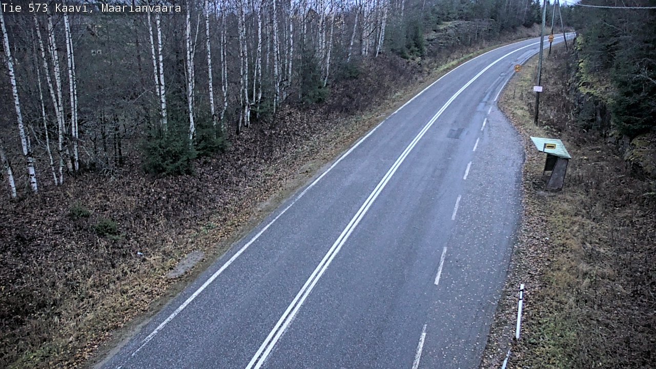 Weather Camera Image Väg 573 Kaavi, Maarianvaara, Kaavi, Pohjois-Savo