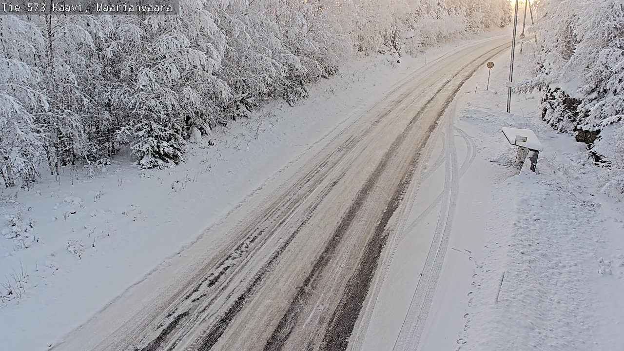 Weather Camera Image Road 573 Kaavi, Maarianvaara, Kaavi, Pohjois-Savo