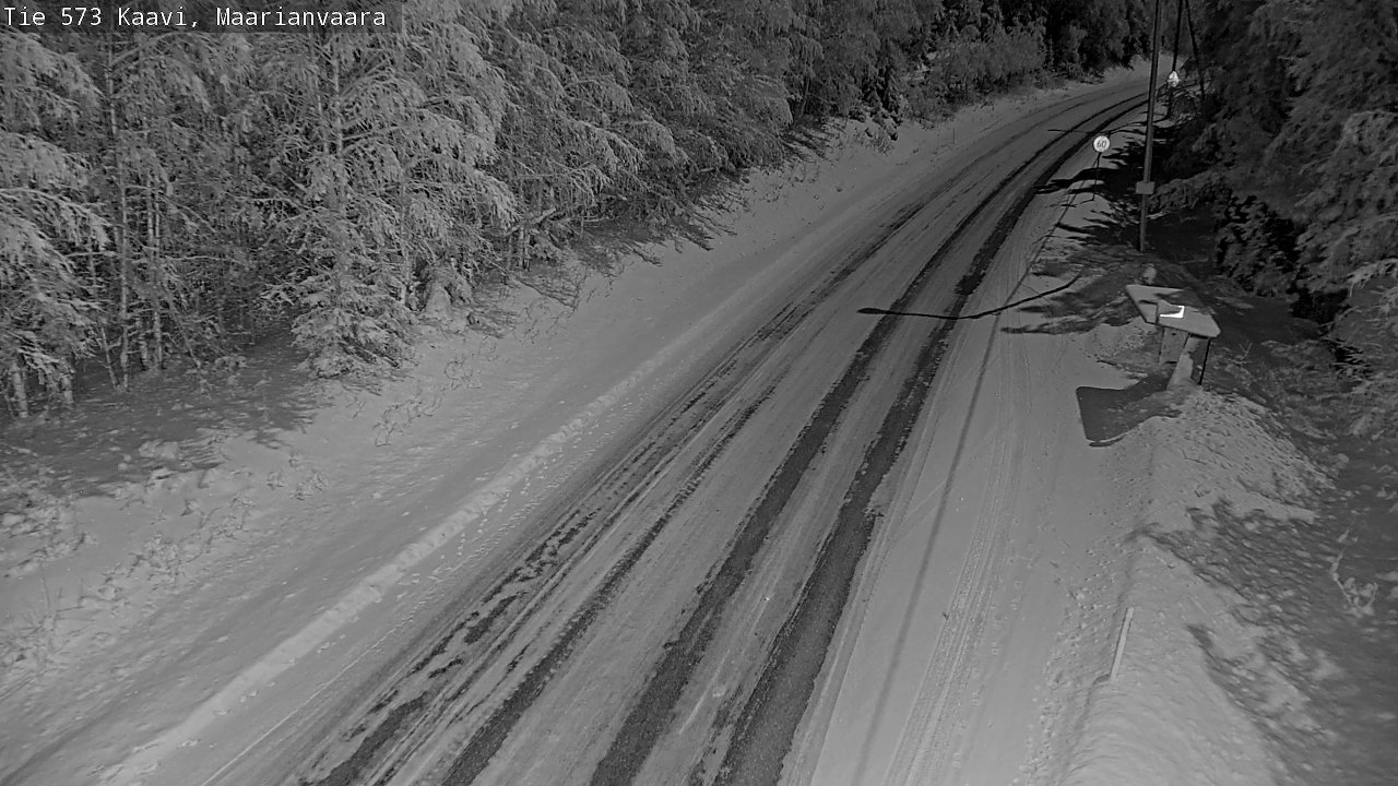 Weather Camera Image Road 573 Kaavi, Maarianvaara, Kaavi, Pohjois-Savo