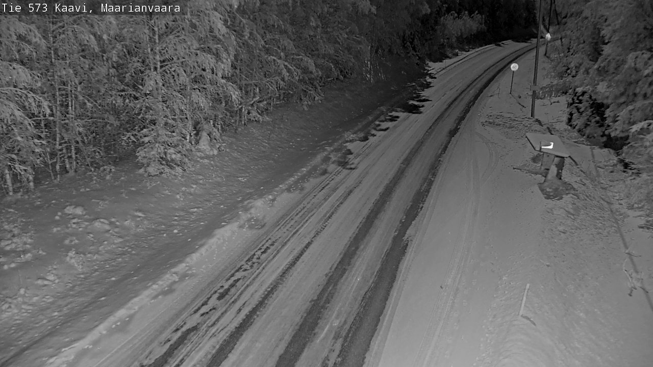 Weather Camera Image Road 573 Kaavi, Maarianvaara, Kaavi, Pohjois-Savo