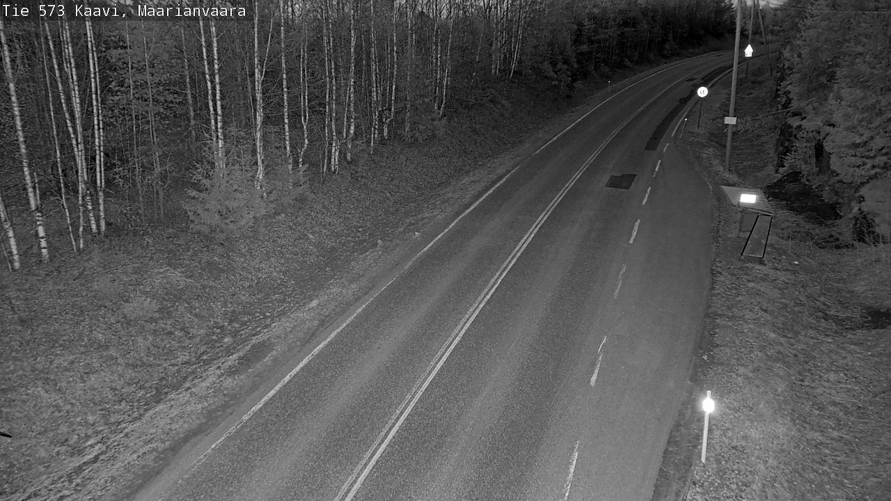 Weather Camera Image Väg 573 Kaavi, Maarianvaara, Kaavi, Pohjois-Savo