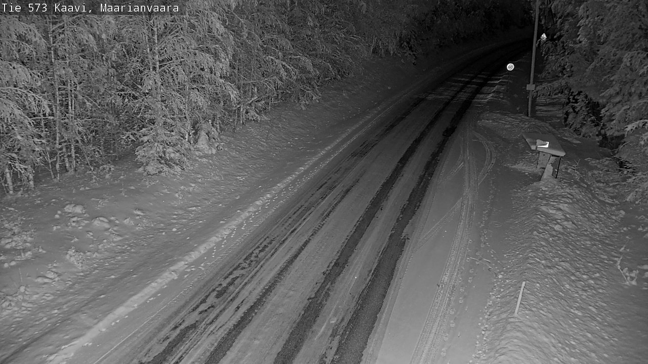 Weather Camera Image Road 573 Kaavi, Maarianvaara, Kaavi, Pohjois-Savo