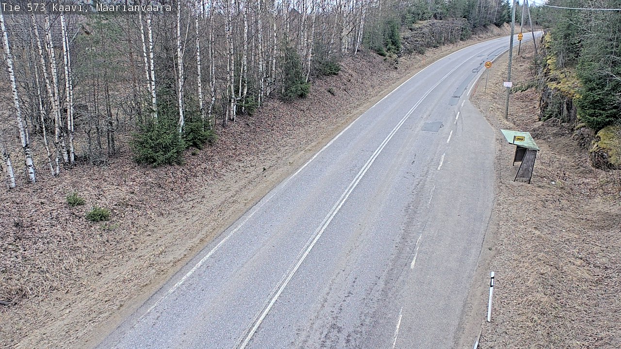 Weather Camera Image Väg 573 Kaavi, Maarianvaara, Kaavi, Pohjois-Savo