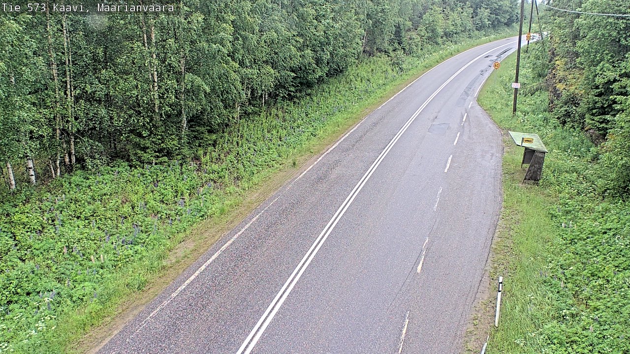 Weather Camera Image Väg 573 Kaavi, Maarianvaara, Kaavi, Pohjois-Savo