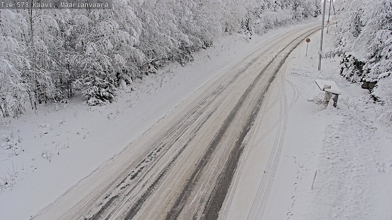 Weather Camera Image Road 573 Kaavi, Maarianvaara, Kaavi, Pohjois-Savo