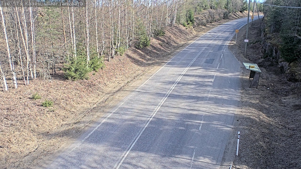 Weather Camera Image Väg 573 Kaavi, Maarianvaara, Kaavi, Pohjois-Savo