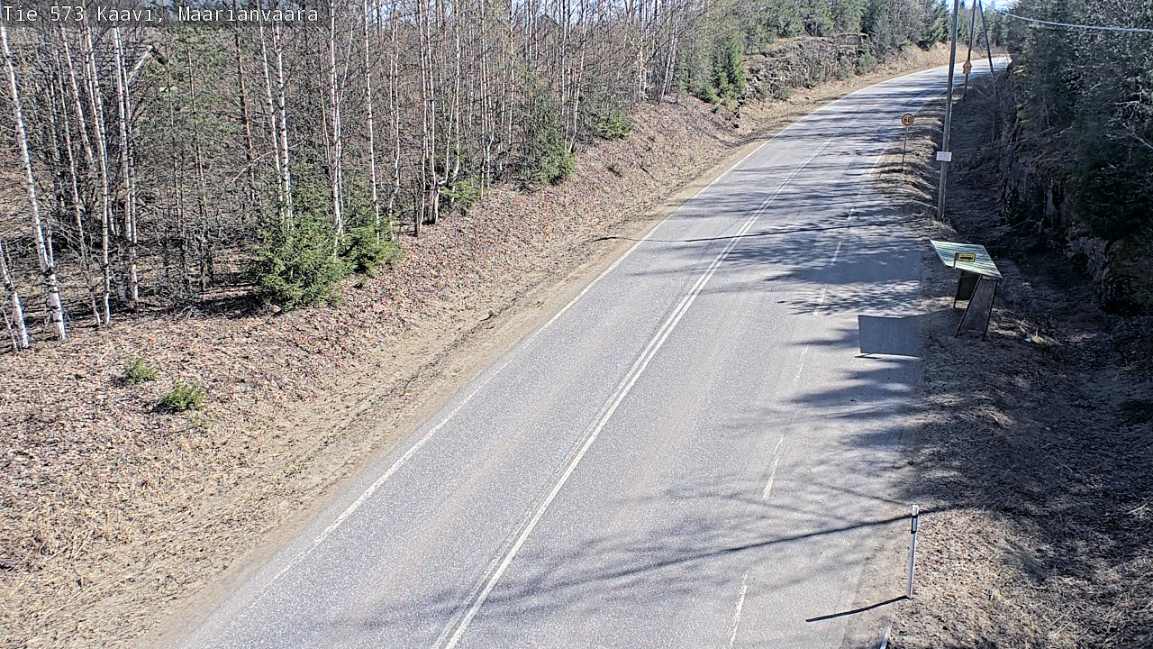 Weather Camera Image Väg 573 Kaavi, Maarianvaara, Kaavi, Pohjois-Savo