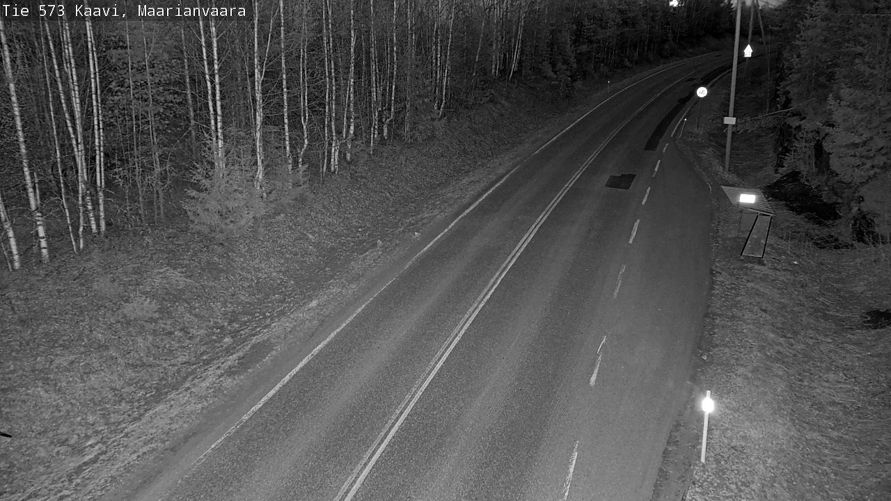 Weather Camera Image Väg 573 Kaavi, Maarianvaara, Kaavi, Pohjois-Savo