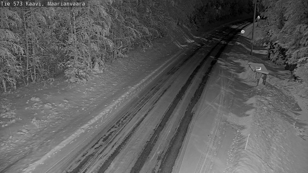 Weather Camera Image Road 573 Kaavi, Maarianvaara, Kaavi, Pohjois-Savo