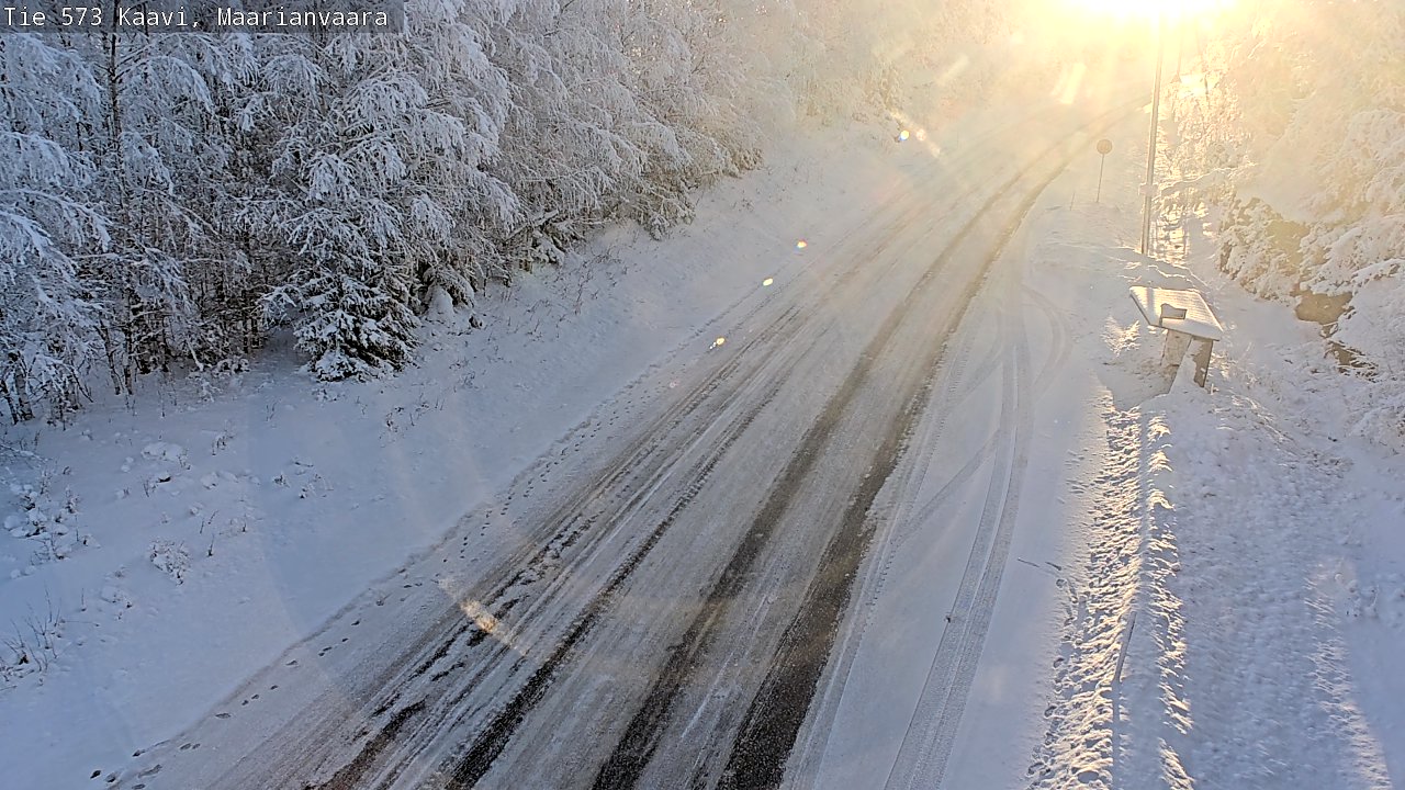 Weather Camera Image Road 573 Kaavi, Maarianvaara, Kaavi, Pohjois-Savo