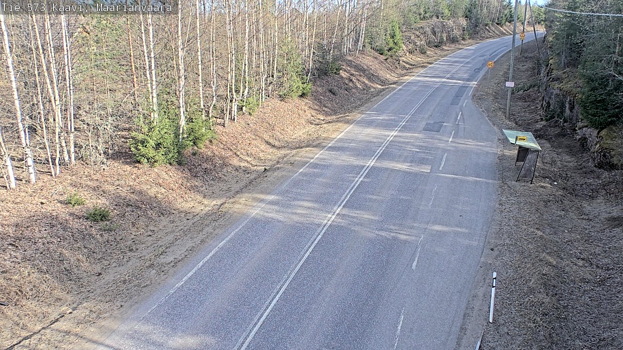Weather Camera Image Väg 573 Kaavi, Maarianvaara, Kaavi, Pohjois-Savo