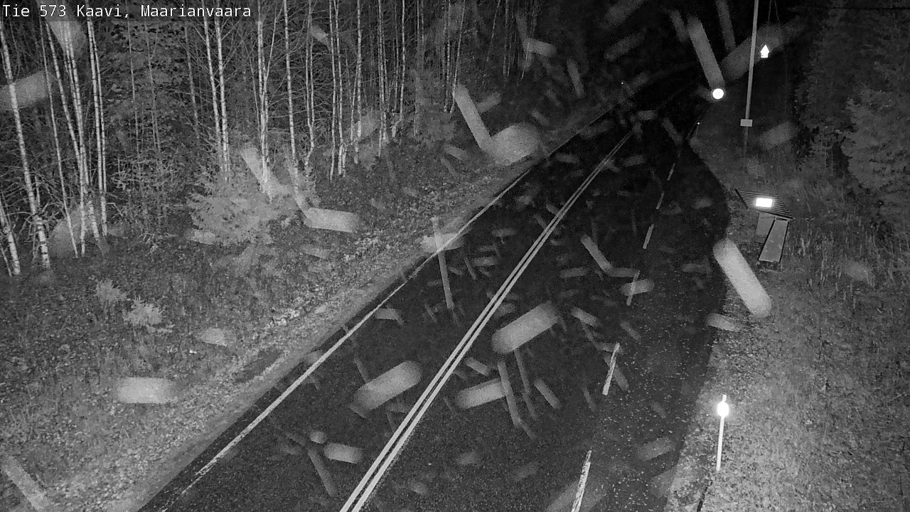 Weather Camera Image Road 573 Kaavi, Maarianvaara, Kaavi, Pohjois-Savo