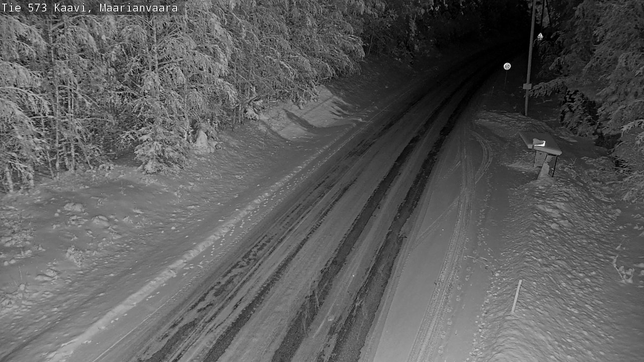 Weather Camera Image Väg 573 Kaavi, Maarianvaara, Kaavi, Pohjois-Savo