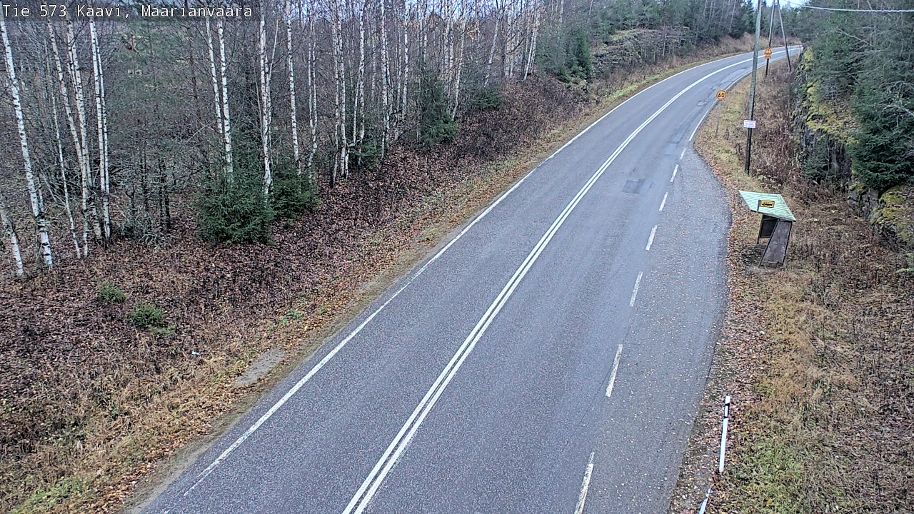 Weather Camera Image Väg 573 Kaavi, Maarianvaara, Kaavi, Pohjois-Savo