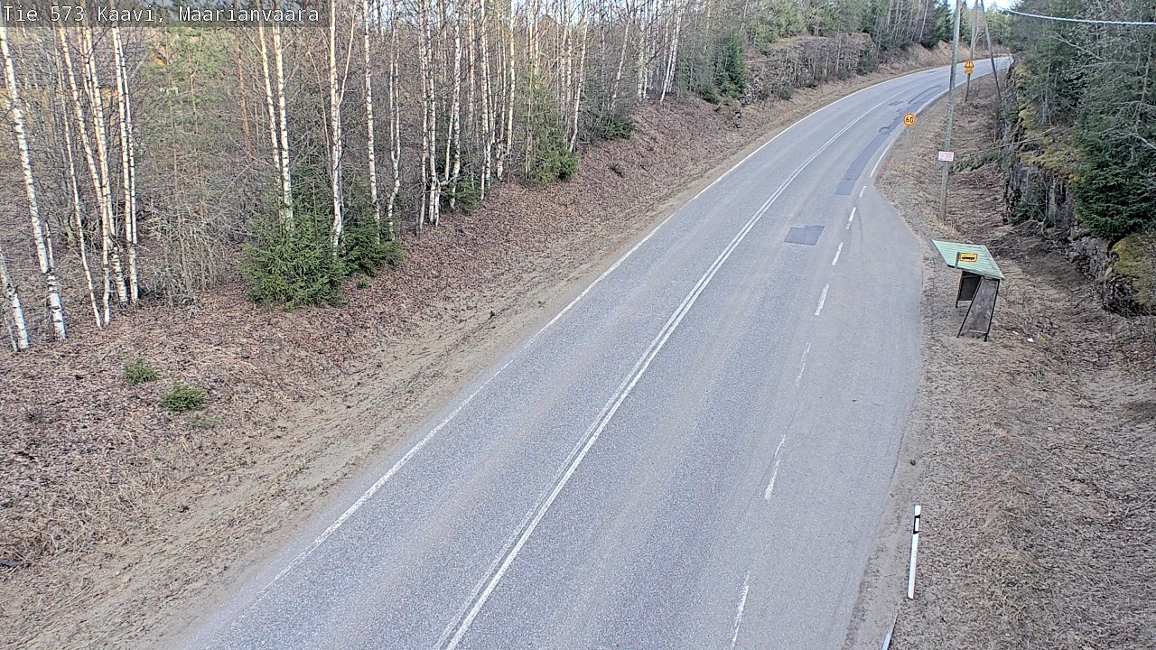 Weather Camera Image Väg 573 Kaavi, Maarianvaara, Kaavi, Pohjois-Savo