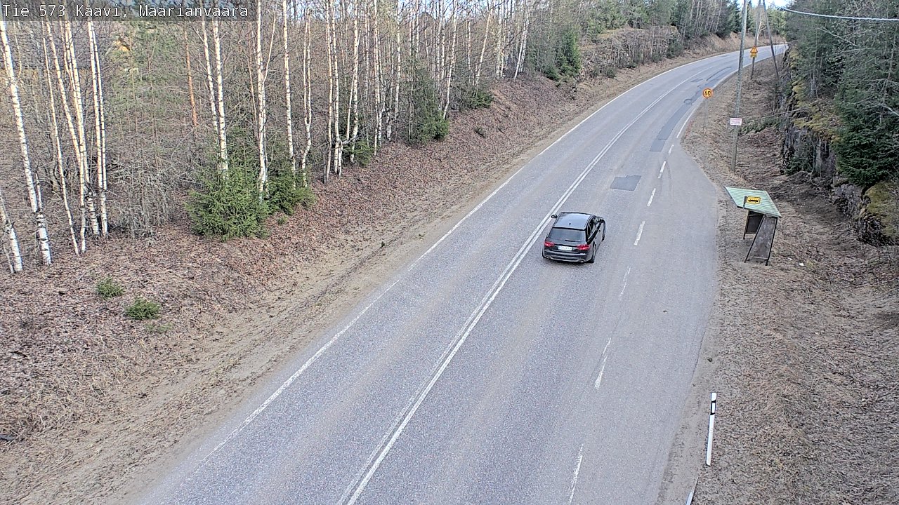 Weather Camera Image Väg 573 Kaavi, Maarianvaara, Kaavi, Pohjois-Savo