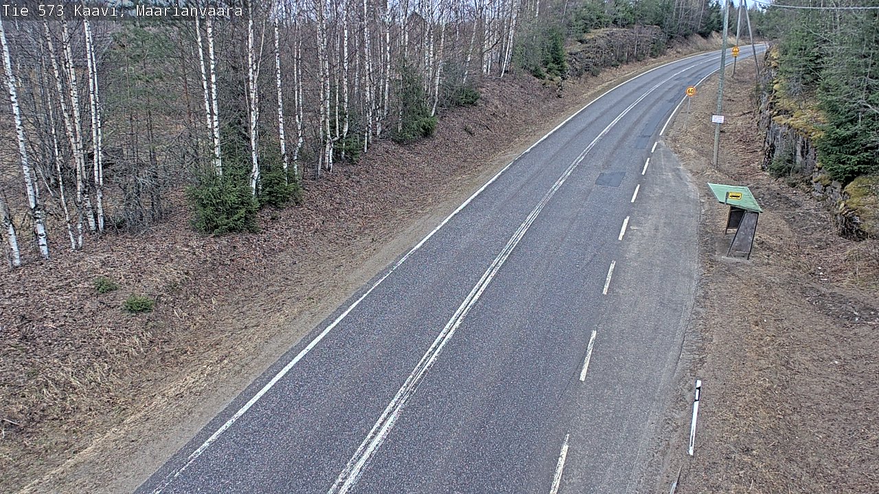 Weather Camera Image Road 573 Kaavi, Maarianvaara, Kaavi, Pohjois-Savo