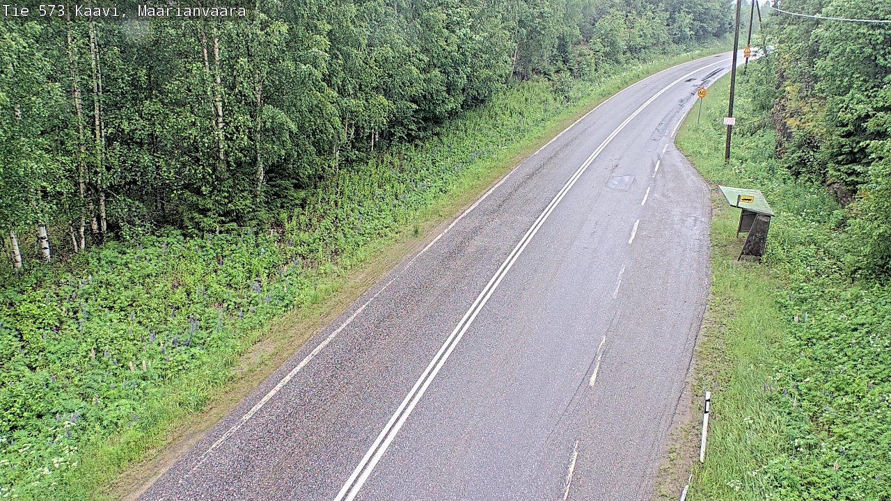 Weather Camera Image Väg 573 Kaavi, Maarianvaara, Kaavi, Pohjois-Savo