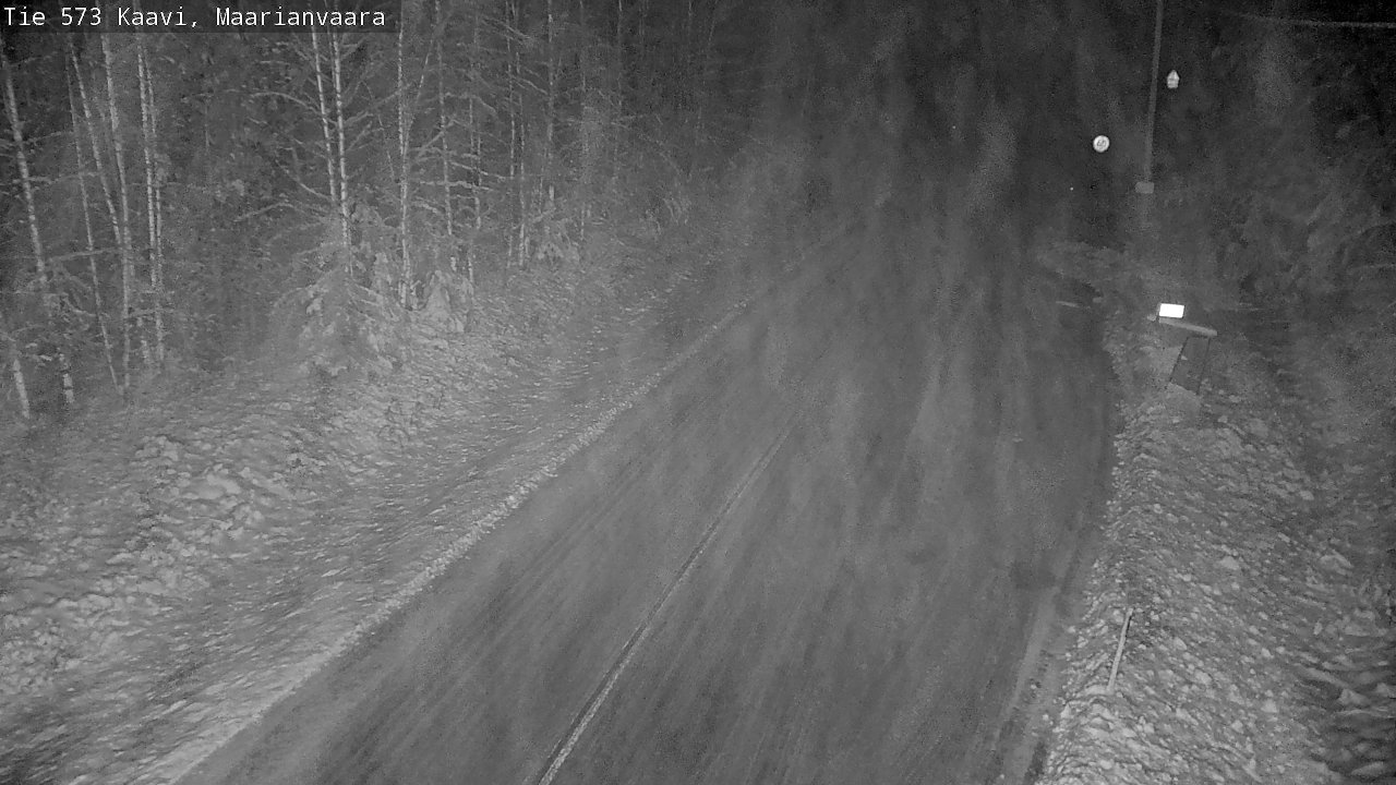 Weather Camera Image Väg 573 Kaavi, Maarianvaara, Kaavi, Pohjois-Savo