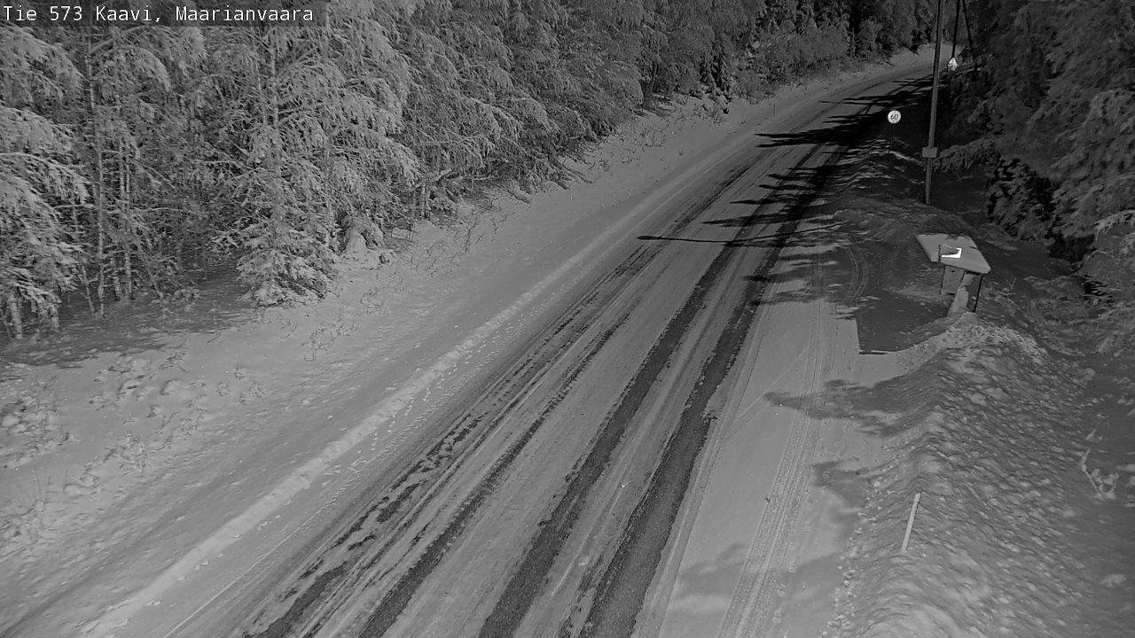 Weather Camera Image Road 573 Kaavi, Maarianvaara, Kaavi, Pohjois-Savo