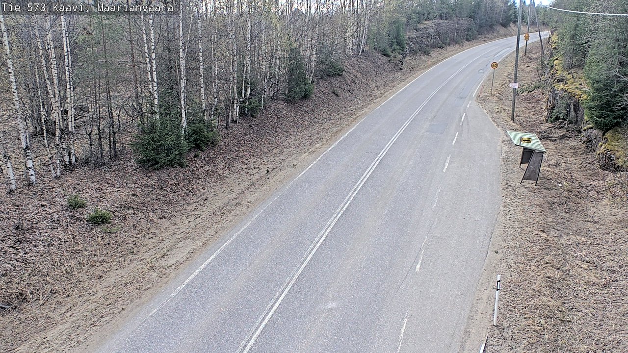 Weather Camera Image Road 573 Kaavi, Maarianvaara, Kaavi, Pohjois-Savo