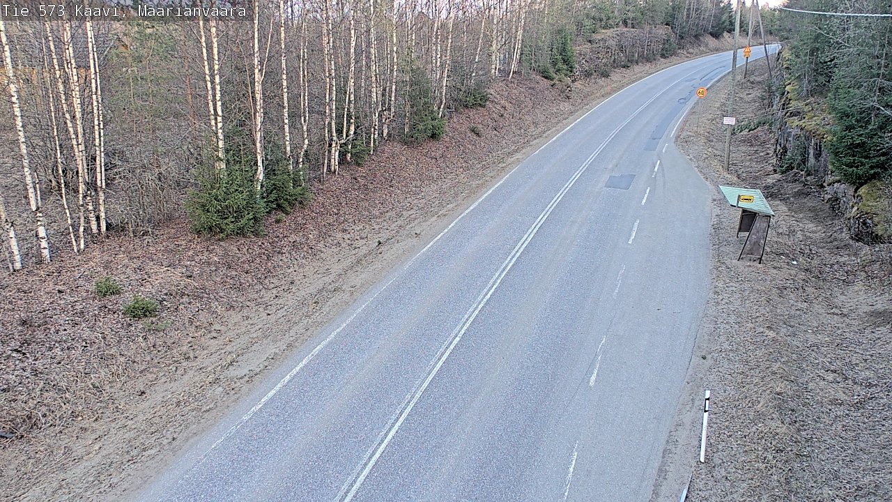 Weather Camera Image Väg 573 Kaavi, Maarianvaara, Kaavi, Pohjois-Savo