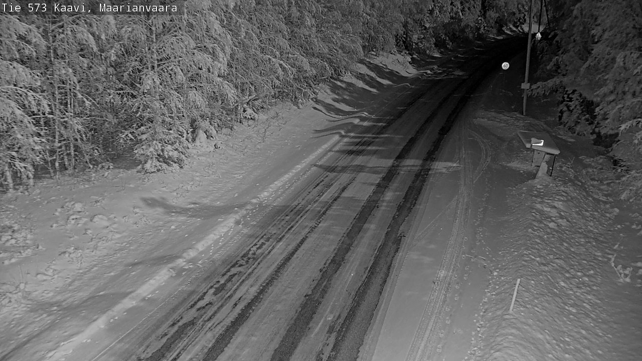 Weather Camera Image Road 573 Kaavi, Maarianvaara, Kaavi, Pohjois-Savo
