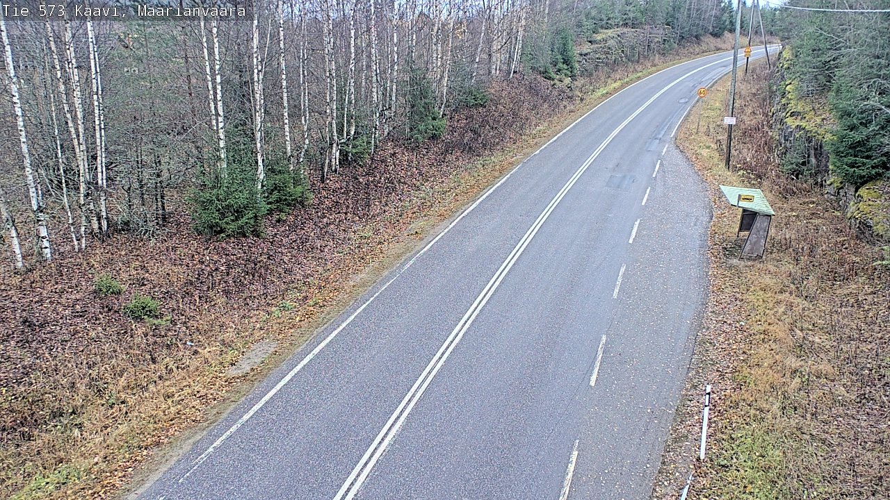 Weather Camera Image Väg 573 Kaavi, Maarianvaara, Kaavi, Pohjois-Savo