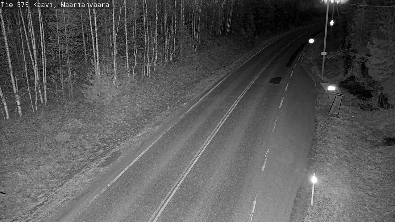 Weather Camera Image Väg 573 Kaavi, Maarianvaara, Kaavi, Pohjois-Savo