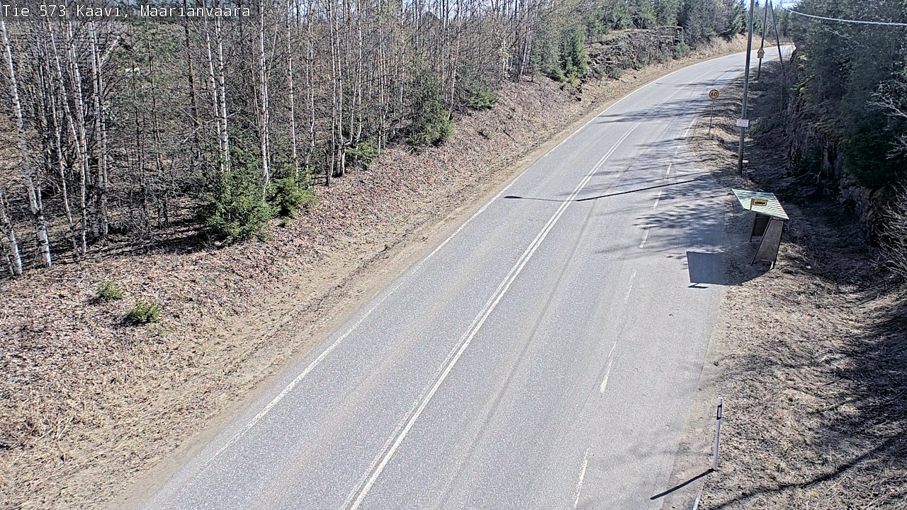 Weather Camera Image Väg 573 Kaavi, Maarianvaara, Kaavi, Pohjois-Savo