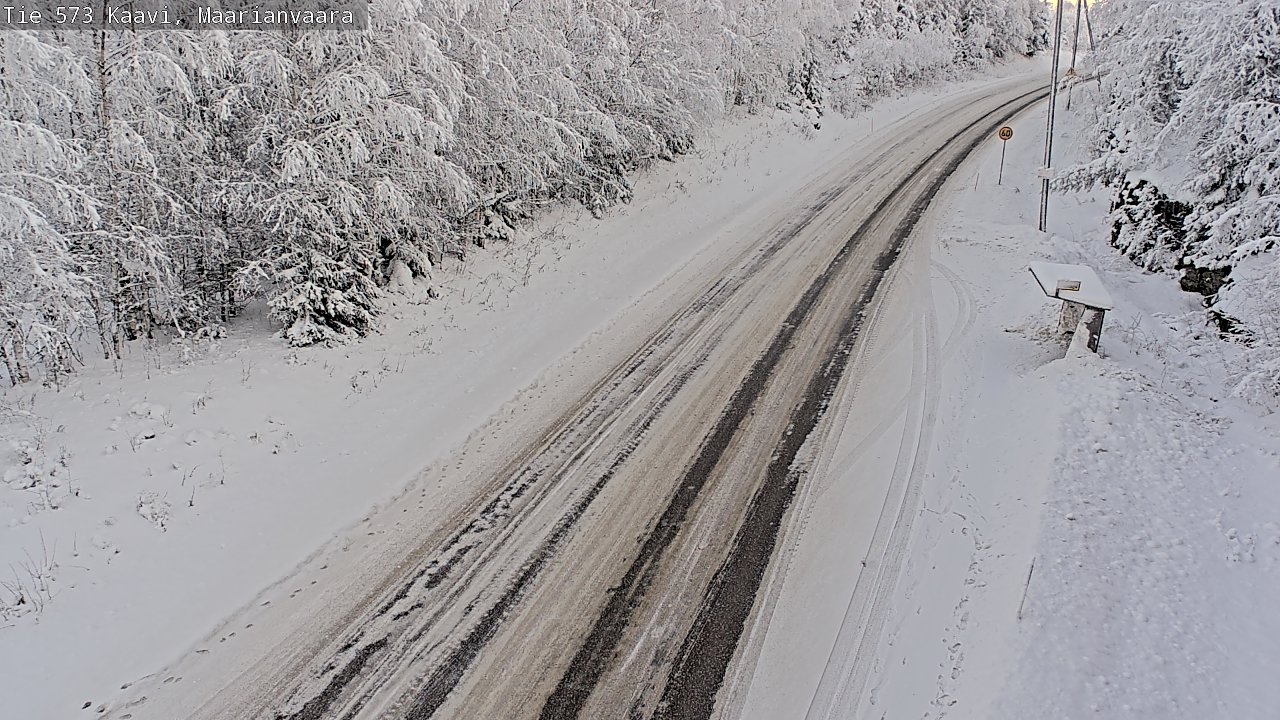 Weather Camera Image Road 573 Kaavi, Maarianvaara, Kaavi, Pohjois-Savo