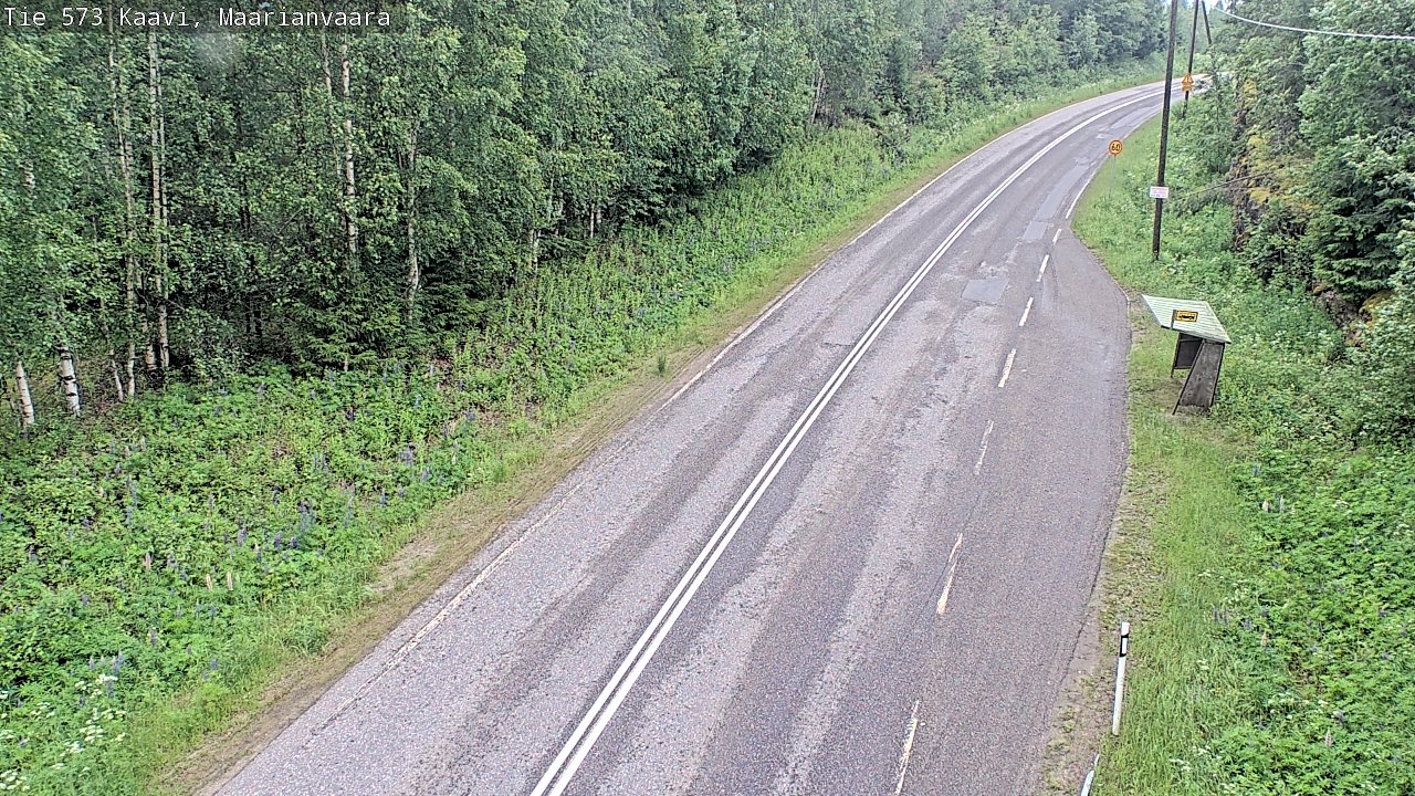 Weather Camera Image Väg 573 Kaavi, Maarianvaara, Kaavi, Pohjois-Savo