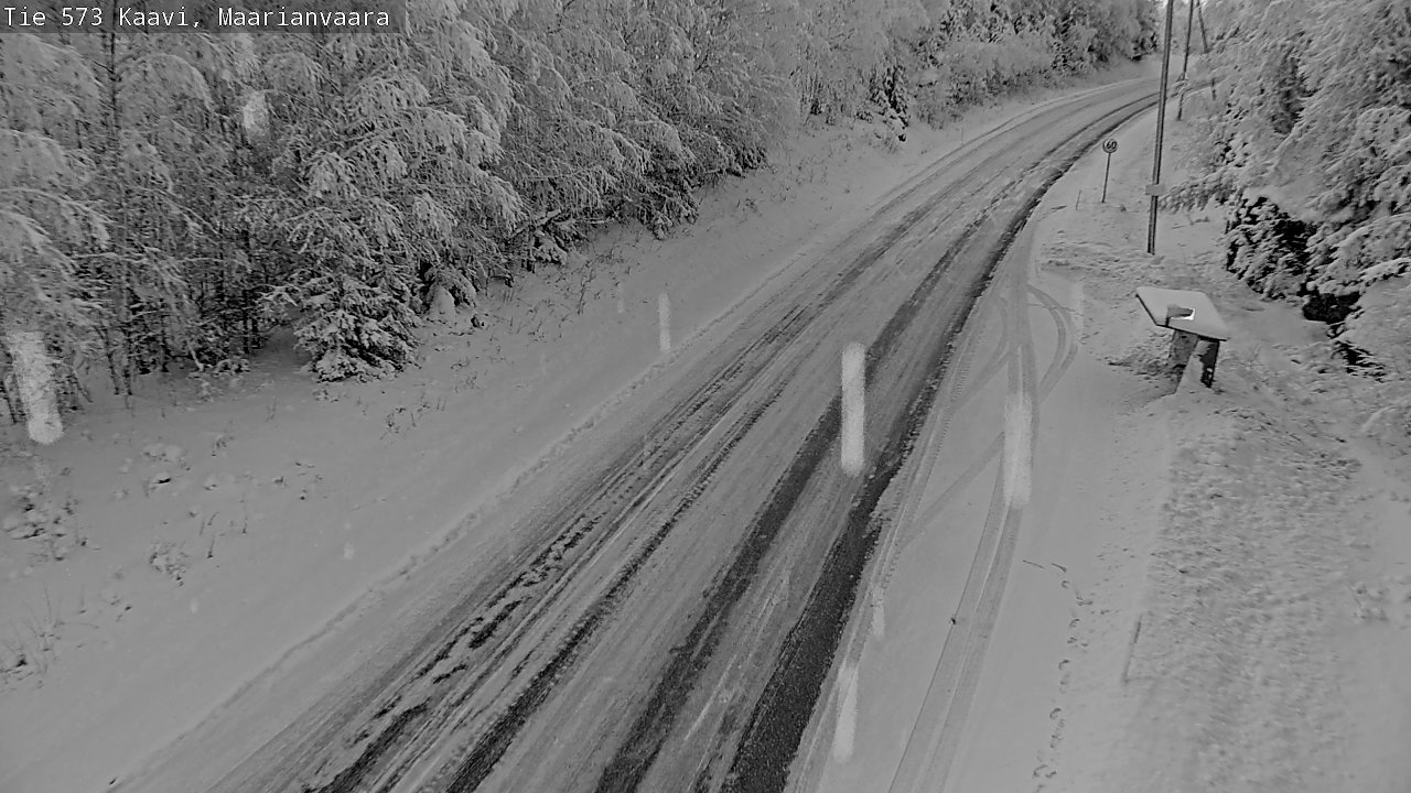 Weather Camera Image Road 573 Kaavi, Maarianvaara, Kaavi, Pohjois-Savo