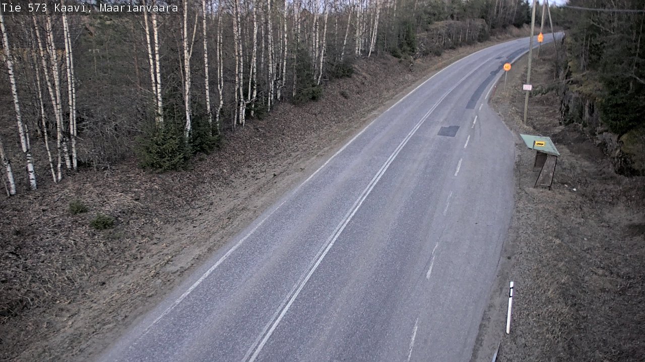Weather Camera Image Väg 573 Kaavi, Maarianvaara, Kaavi, Pohjois-Savo