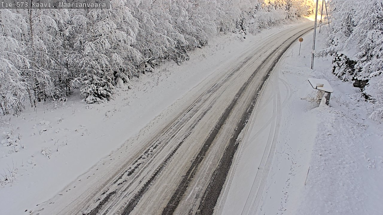 Weather Camera Image Road 573 Kaavi, Maarianvaara, Kaavi, Pohjois-Savo