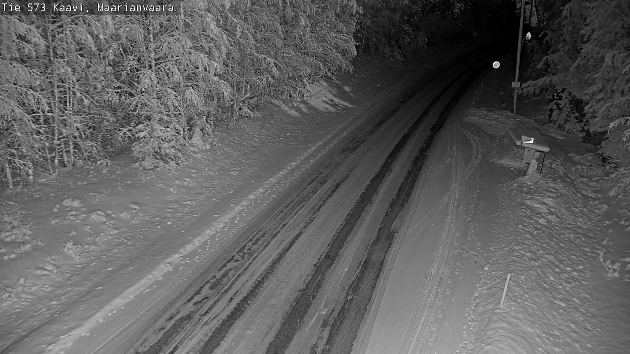 Weather Camera Image Väg 573 Kaavi, Maarianvaara, Kaavi, Pohjois-Savo