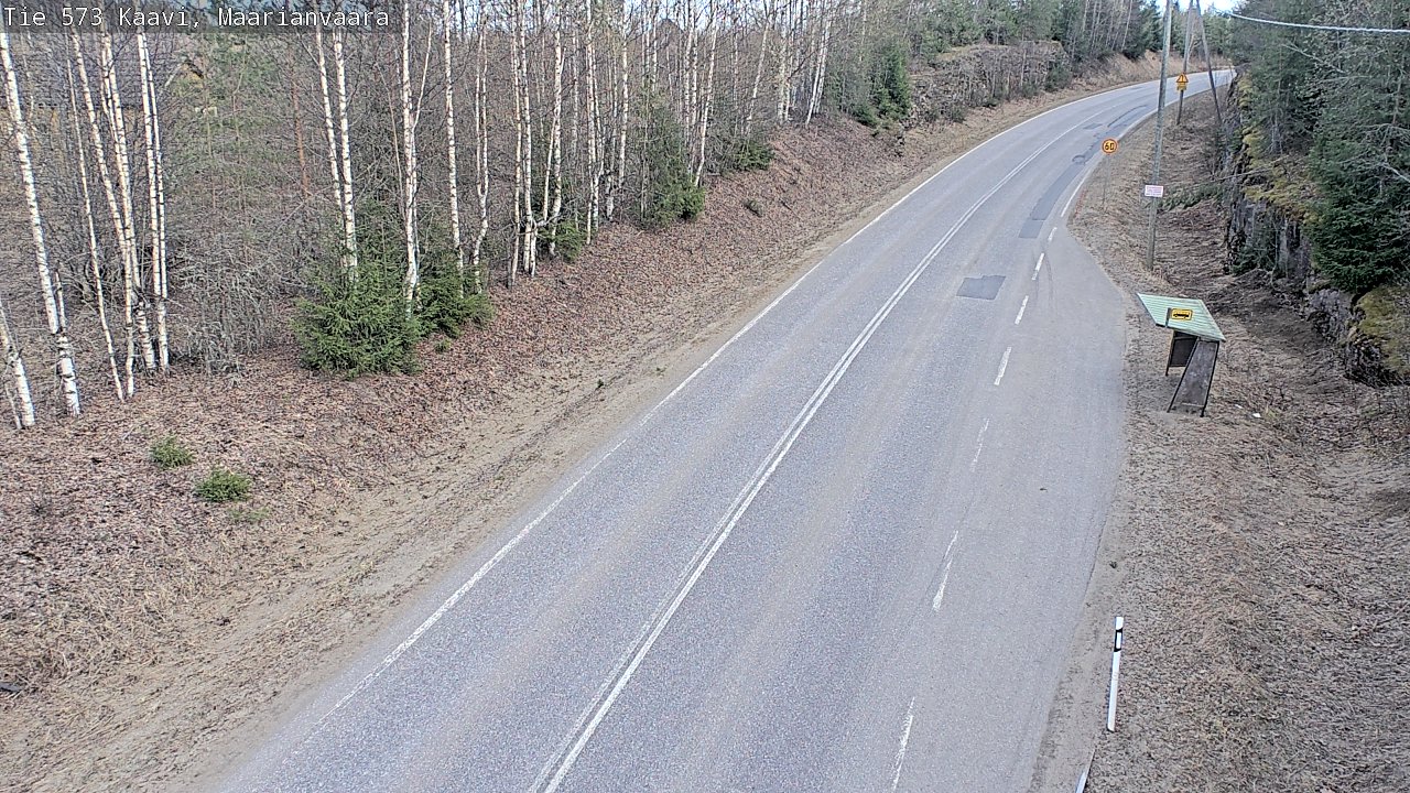 Weather Camera Image Väg 573 Kaavi, Maarianvaara, Kaavi, Pohjois-Savo