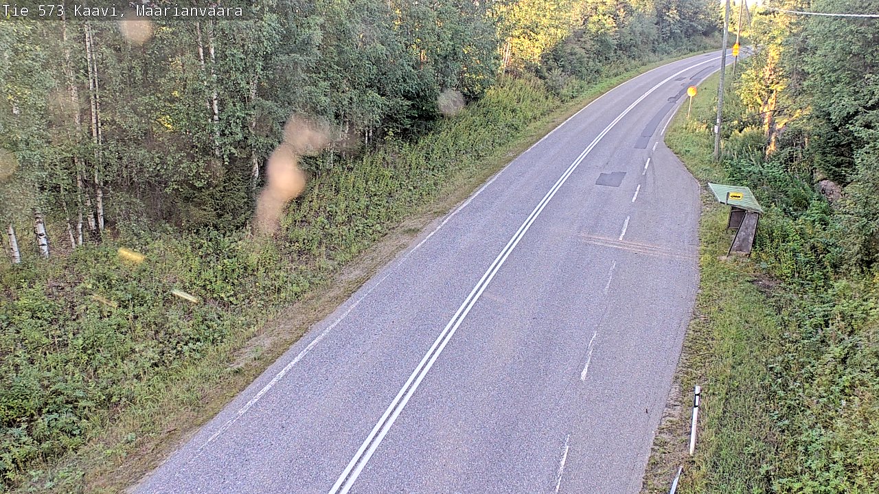 Weather Camera Image Road 573 Kaavi, Maarianvaara, Kaavi, Pohjois-Savo