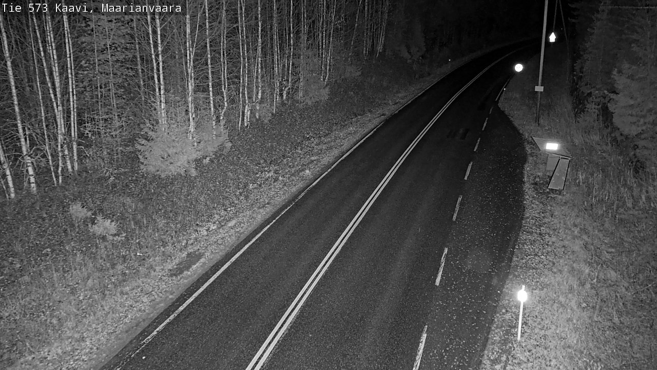 Weather Camera Image Väg 573 Kaavi, Maarianvaara, Kaavi, Pohjois-Savo