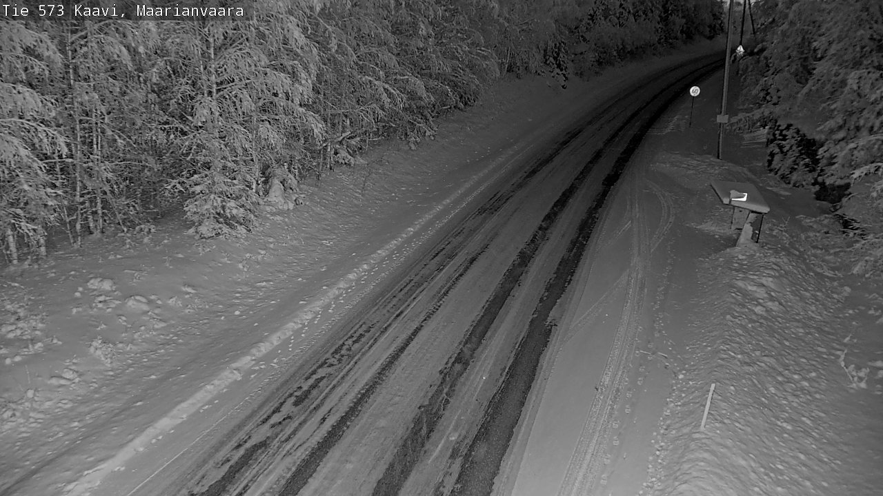 Weather Camera Image Road 573 Kaavi, Maarianvaara, Kaavi, Pohjois-Savo