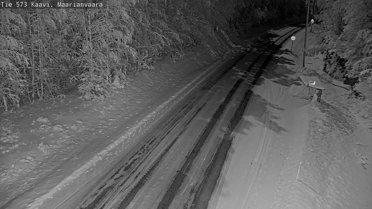 Weather Camera Image Road 573 Kaavi, Maarianvaara, Kaavi, Pohjois-Savo