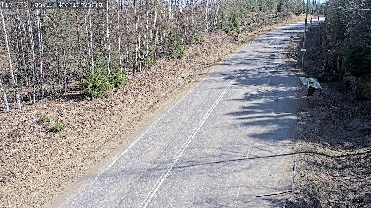 Weather Camera Image Väg 573 Kaavi, Maarianvaara, Kaavi, Pohjois-Savo