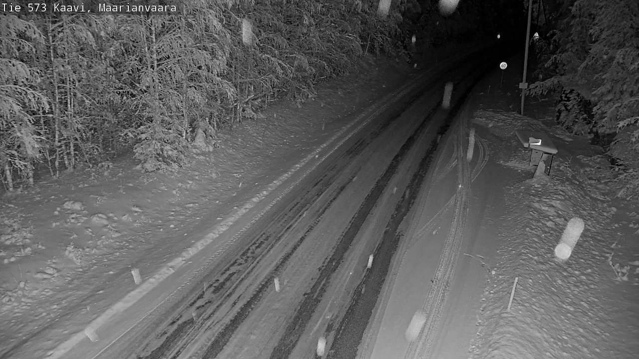 Weather Camera Image Road 573 Kaavi, Maarianvaara, Kaavi, Pohjois-Savo