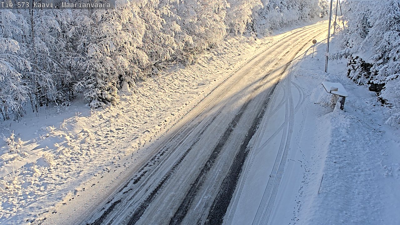 Weather Camera Image Road 573 Kaavi, Maarianvaara, Kaavi, Pohjois-Savo
