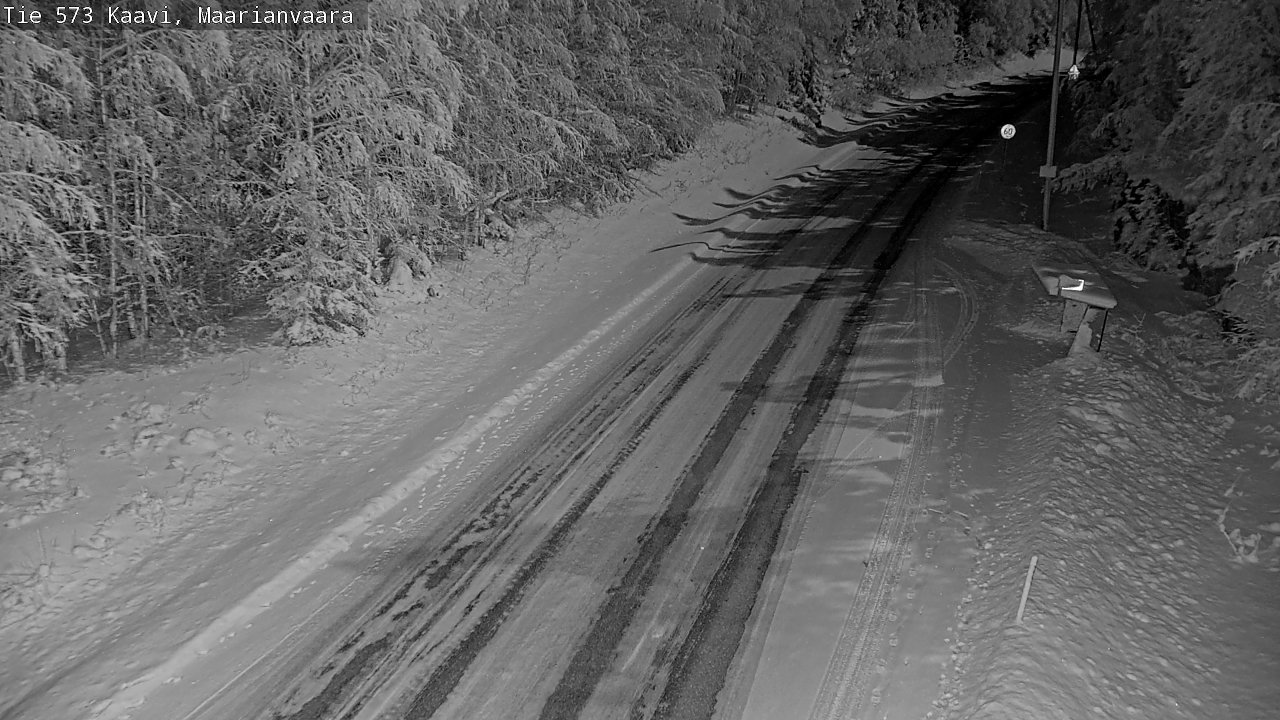 Weather Camera Image Road 573 Kaavi, Maarianvaara, Kaavi, Pohjois-Savo