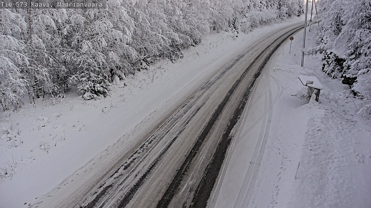 Weather Camera Image Road 573 Kaavi, Maarianvaara, Kaavi, Pohjois-Savo