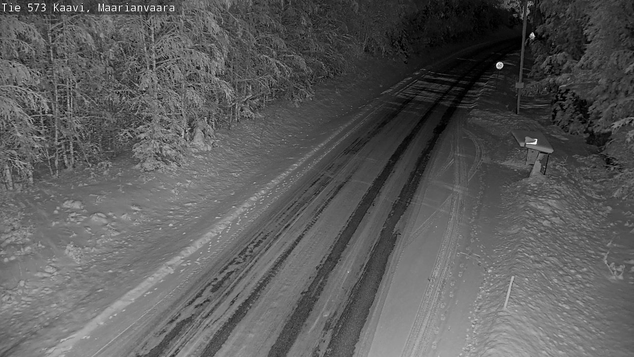 Weather Camera Image Road 573 Kaavi, Maarianvaara, Kaavi, Pohjois-Savo