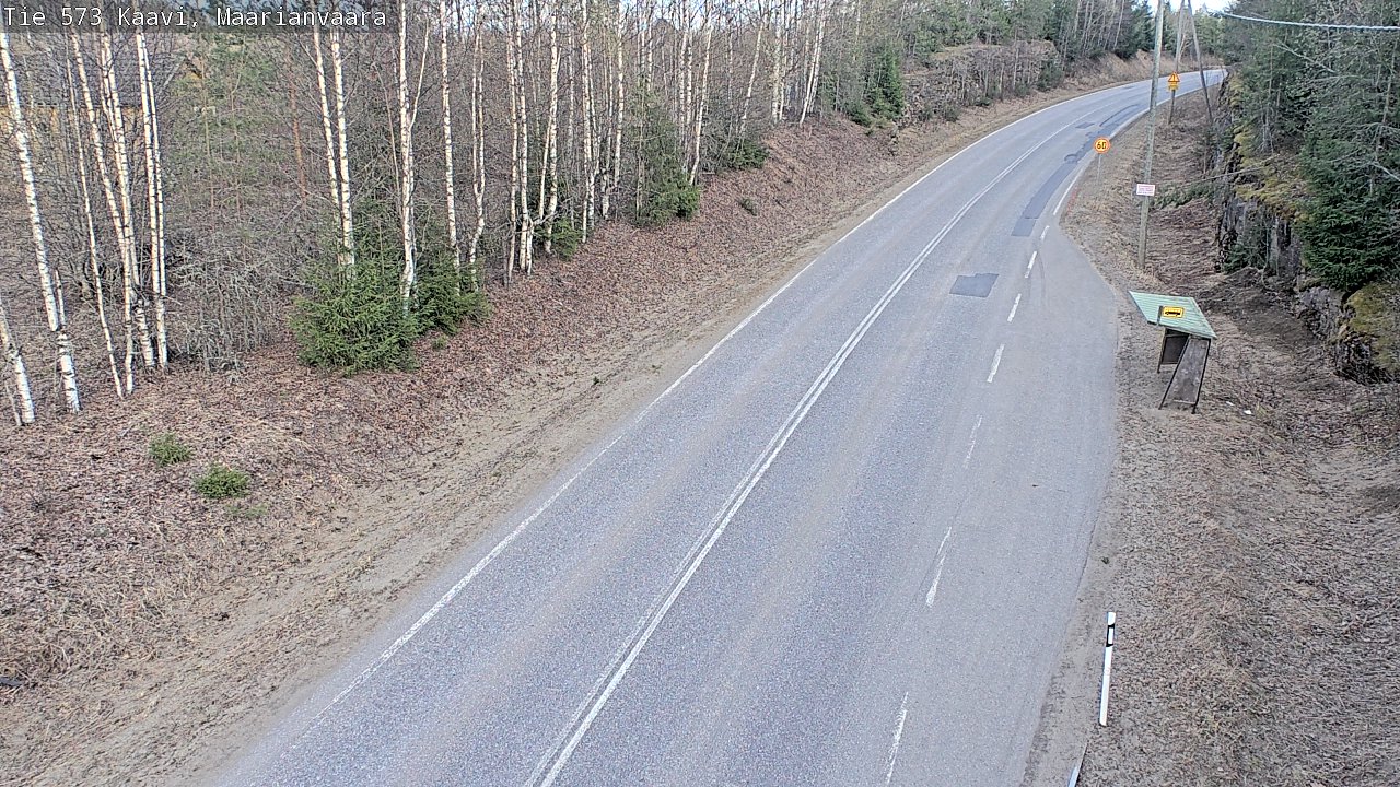 Weather Camera Image Väg 573 Kaavi, Maarianvaara, Kaavi, Pohjois-Savo